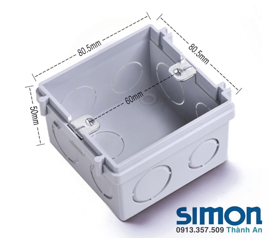 Đế âm tường Simon cho V8, I7, E6, 50 (Flush Mouting boxes) – Thiết bị ...